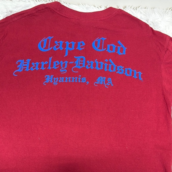 Harley-Davidson Red Short Sleeve Tee - Picture 6 of 8